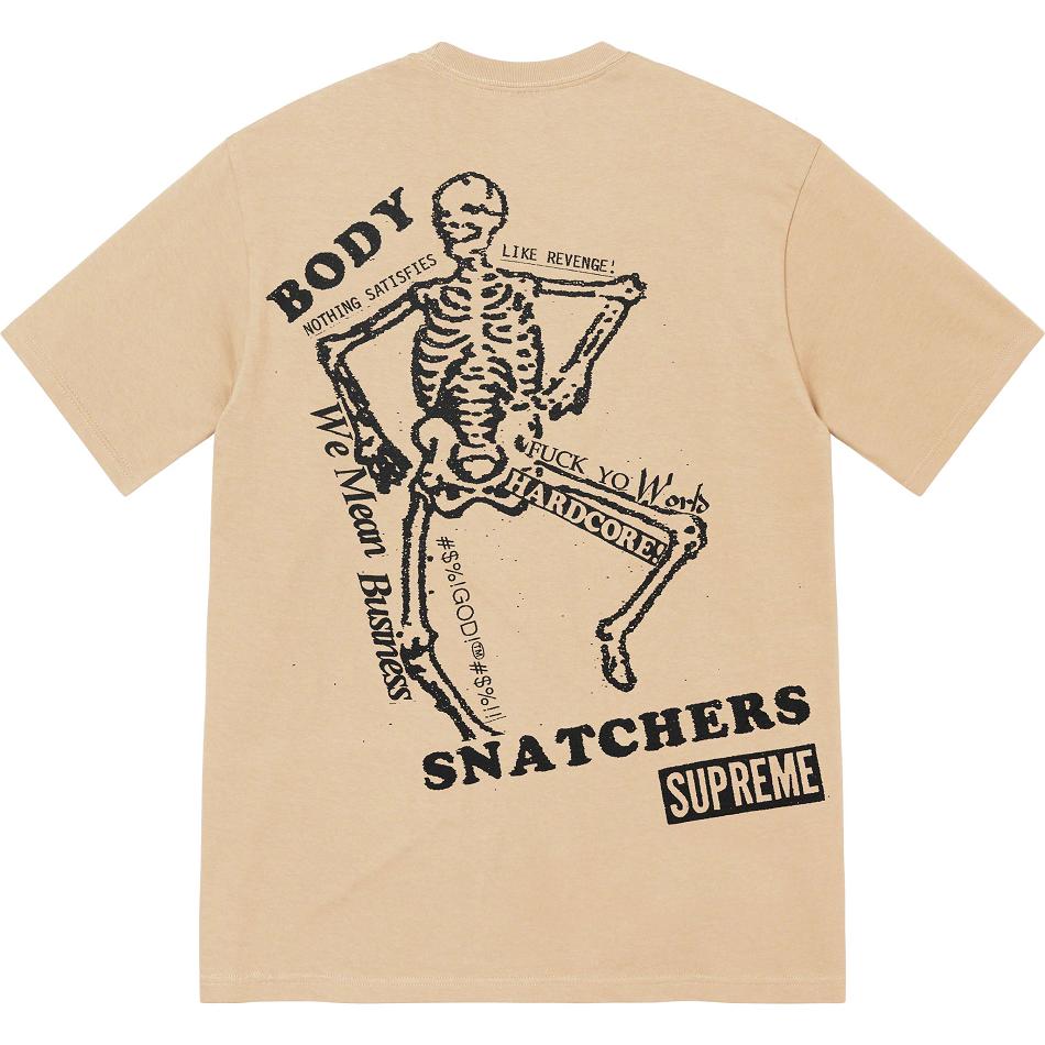 Camiseta Supreme Body Snatchers Tee Marrones | Supreme 389DN